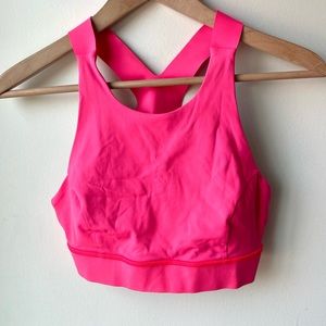 Lululemon Fast & Free Bra (Nulux) Color Razzle